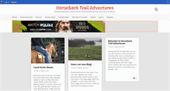 Desktop Screenshot of horsebacktrailadventures.com